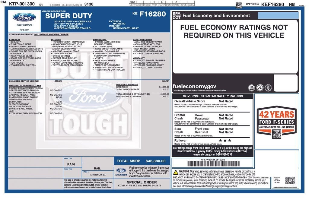 2019 Ford Super Duty F-250 SRW XL