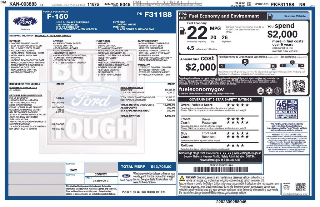 2023 Ford F-150 XL