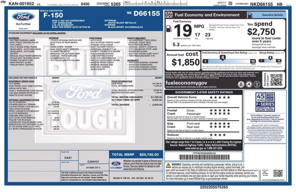 2022 Ford F-150 XL