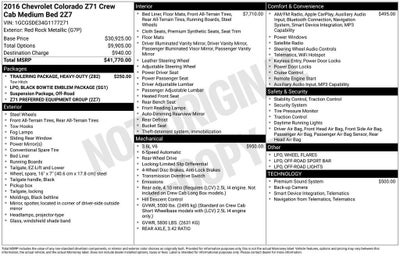 2016 Chevrolet Colorado 2WD Z71