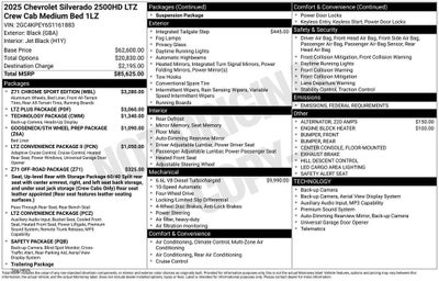 2025 Chevrolet Silverado 2500 HD LTZ