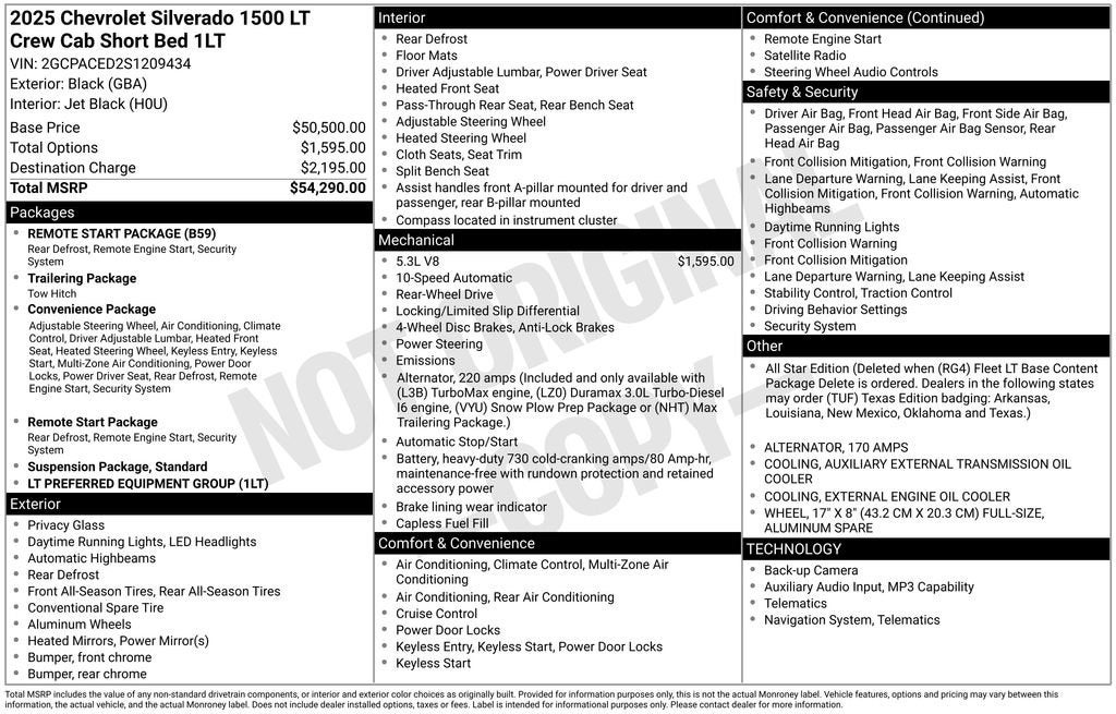 2025 Chevrolet Silverado 1500 LT