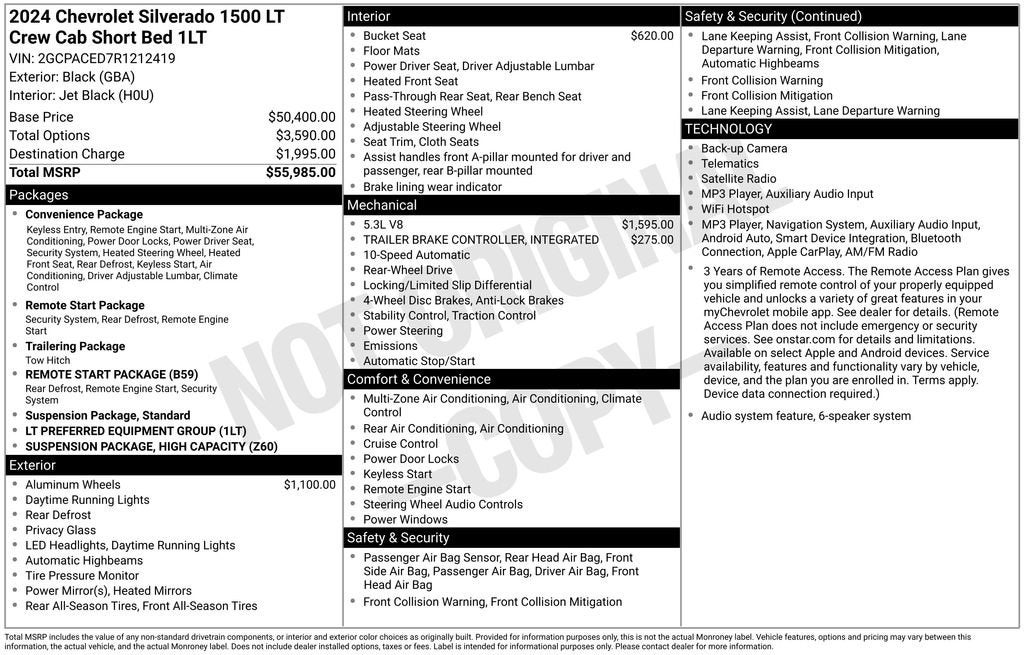 2024 Chevrolet Silverado 1500 LT