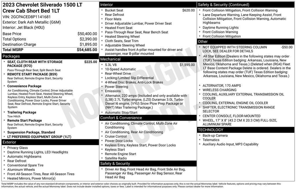 2023 Chevrolet Silverado 1500 LT