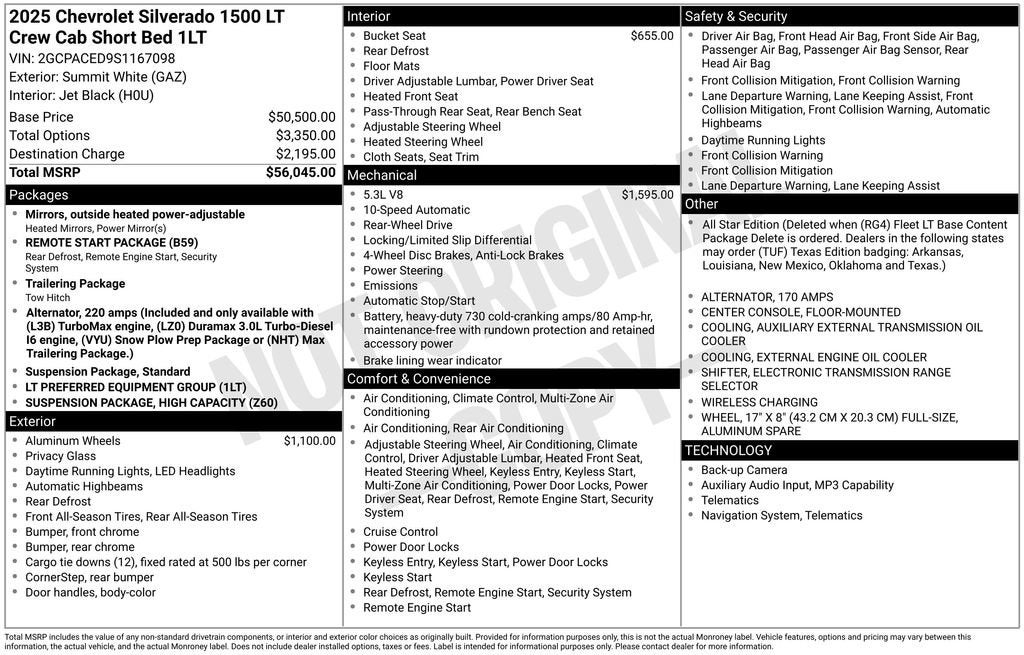 2025 Chevrolet Silverado 1500 LT