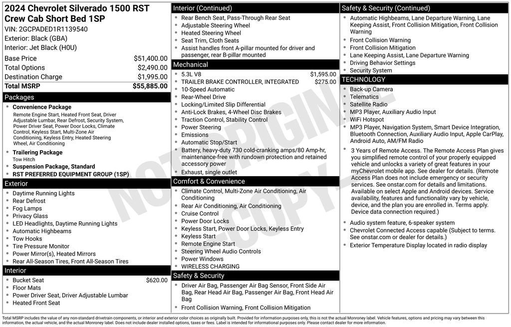 2024 Chevrolet Silverado 1500 RST