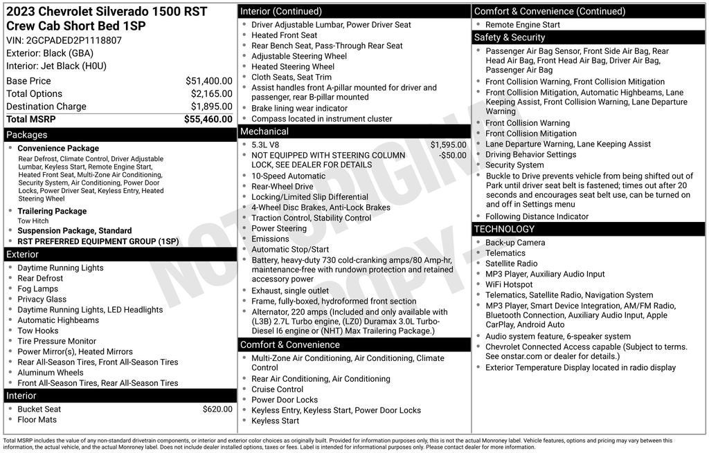 2023 Chevrolet Silverado 1500 RST