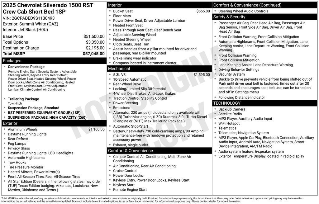 2025 Chevrolet Silverado 1500 RST