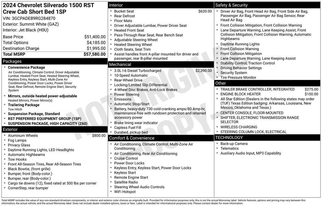 2024 Chevrolet Silverado 1500 RST