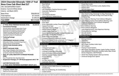 2024 Chevrolet Silverado 1500 LT Trail Boss
