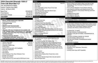 2026 Chevrolet Silverado 1500 LT