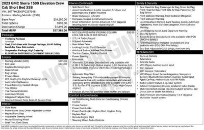 2023 GMC Sierra 1500 Elevation