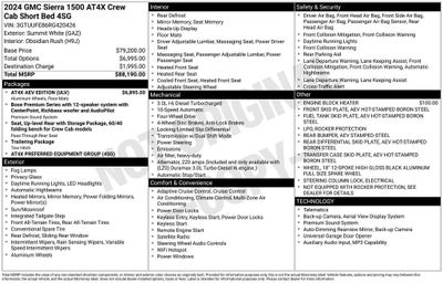 2024 GMC Sierra 1500 AT4X