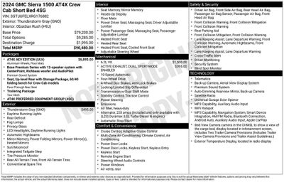 2024 GMC Sierra 1500 AT4X