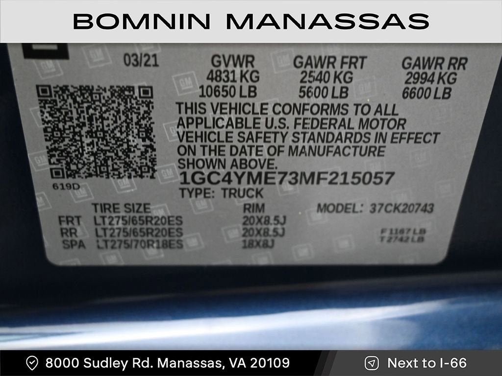 2021 Chevrolet Silverado 2500 HD Custom