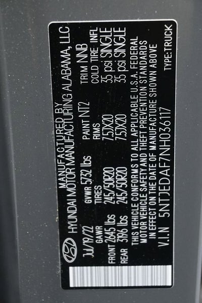 2022 Hyundai Santa Cruz Limited