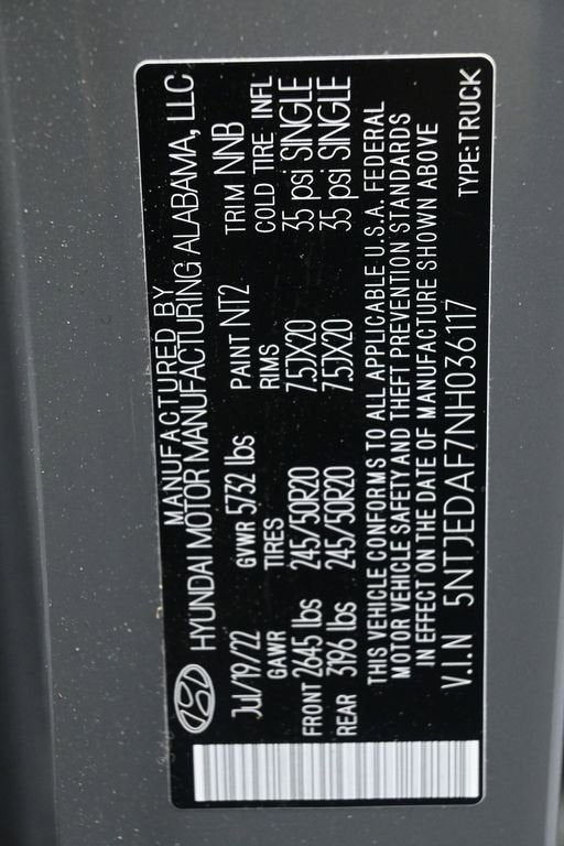 2022 Hyundai Santa Cruz Limited