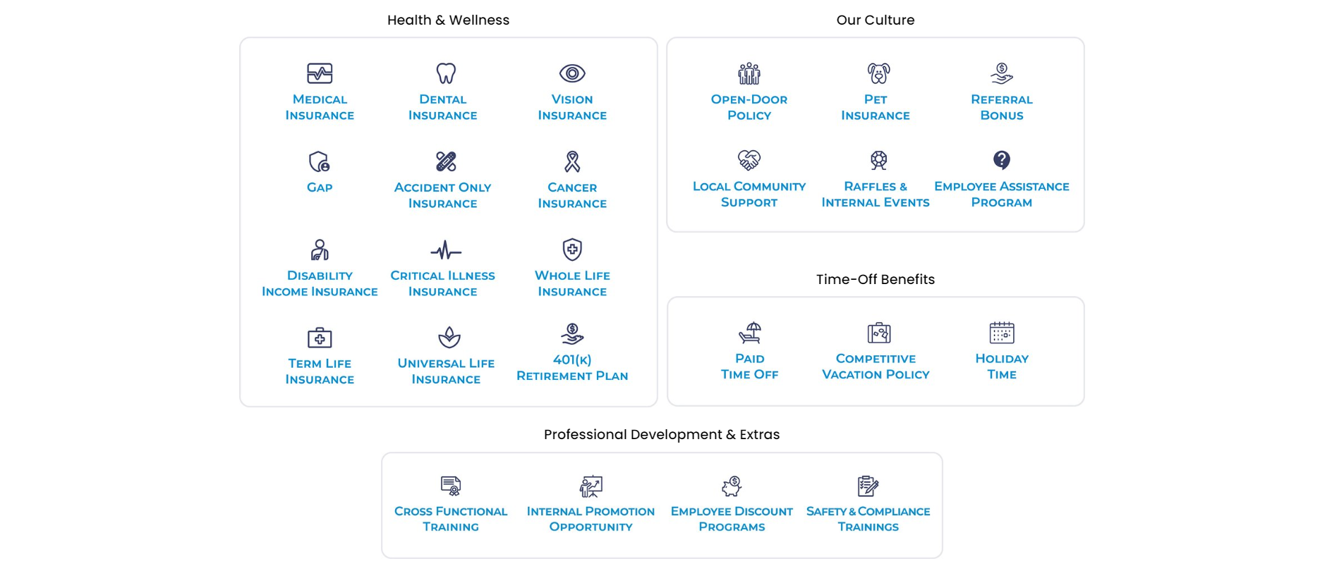 staff benefits list Bomnin Chevrolet Buick GMC in Nanuet NY